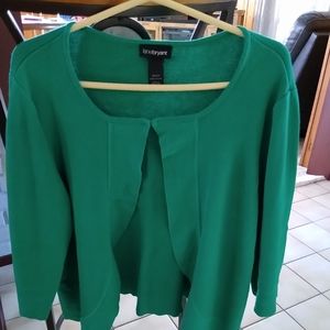 Plus Size Irish Green Topper